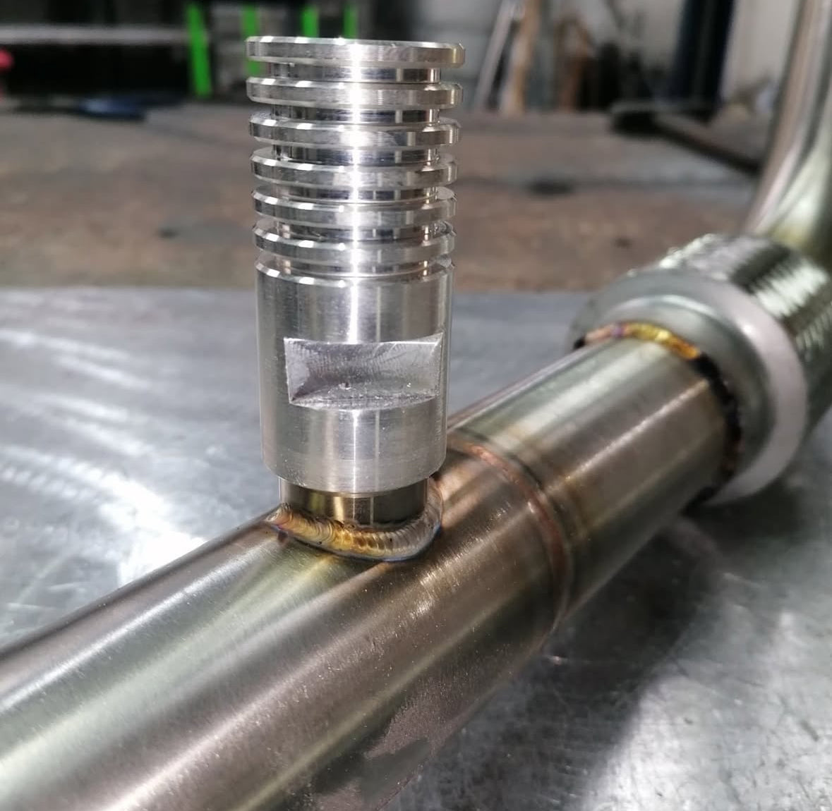 Grooved O2 Sensor Chill Block